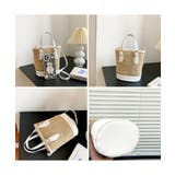 ストローショルダーバッグ かごバッグ 夏 | NinaetLina | 詳細画像3