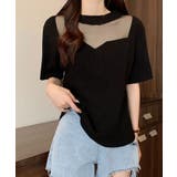 サマーニット 胸元シースルー リブニット | NinaetLina | 詳細画像5