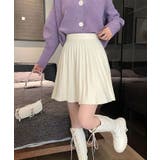 プリーツスカート 編み レディース 韓国 | NinaetLina | 詳細画像3