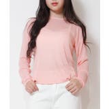 ピンク | シアーライトニット レディース レイヤード | NinaetLina