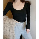 ブラック | トップス 長袖 カットソー | NinaetLina