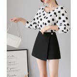 ブラック | キュロット ショートパンツ スカート風 | NinaetLina