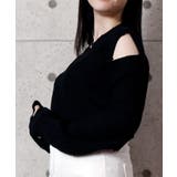 ケーブル編みニット レディース 肩だしニット | NinaetLina | 詳細画像7