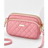 ピンク | キルティングショルダーバック ショルダーバッグ レディース | NinaetLina