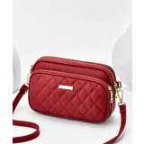 ワインレッド | キルティングショルダーバック ショルダーバッグ レディース | NinaetLina