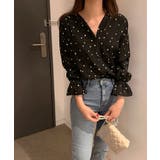 ハート柄 シャツブラウス レディース | NinaetLina | 詳細画像4