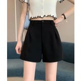 ブラック | ショートパンツ レディース ハイウエスト | NinaetLina