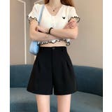 ショートパンツ レディース ハイウエスト | NinaetLina | 詳細画像5