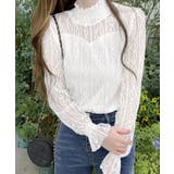 シアーブラウス フリル シアートップス | NinaetLina | 詳細画像3