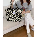 ヒョウ柄トートバック トレンド 韓国 | NinaetLina | 詳細画像2