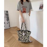 ヒョウ柄トートバック トレンド 韓国 | NinaetLina | 詳細画像5