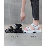 厚底スポーツサンダル ベルクロ レディース | NinaetLina | 詳細画像2