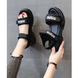 厚底スポーツサンダル ベルクロ レディース | NinaetLina | 詳細画像3