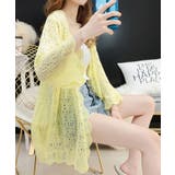 ライトイエロー | ロングリブカーデ 透け感 カーディガン | NinaetLina