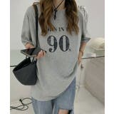 ライトグレー | 半袖Tシャツ レディース 韓国 | NinaetLina