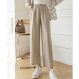 ベージュ | ワイドパンツ レディース ボトムス | NinaetLina