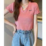 半袖Tシャツ メロウフリルトップス ショート丈トップス | NinaetLina | 詳細画像4