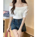 ホワイト | オフショルカットソー レディース トップス | NinaetLina