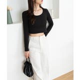 クロップド丈長袖カットソー レディース トップス | NinaetLina | 詳細画像25