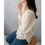 Vネックニット 長袖 秋 | NinaetLina | 詳細画像17