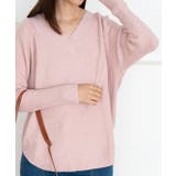 ピンク | Vネックニット 長袖 秋 | NinaetLina