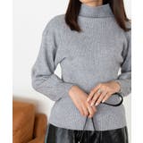 グレー | プチハイネックニット レディース プルオーバー | NinaetLina