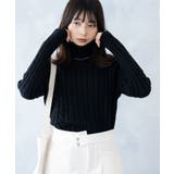 ハイネックニットトップス レディース秋冬 | NinaetLina | 詳細画像10