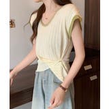 ニットTシャツ フレンチスリーブ | NinaetLina | 詳細画像2
