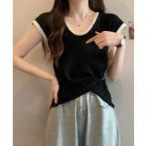 ニットTシャツ フレンチスリーブ | NinaetLina | 詳細画像6