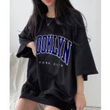 ブラック | BROOKLYNプリントオーバーTシャツ | NinaetLina