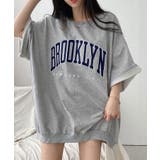 グレー | BROOKLYNプリントオーバーTシャツ | NinaetLina