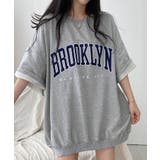 BROOKLYNプリントオーバーTシャツ | NinaetLina | 詳細画像2