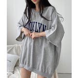 BROOKLYNプリントオーバーTシャツ | NinaetLina | 詳細画像1