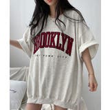 アイボリー | BROOKLYNプリントオーバーTシャツ | NinaetLina