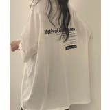 MotivationロゴプリントオーバーサイズTシャツ | NinaetLina | 詳細画像1