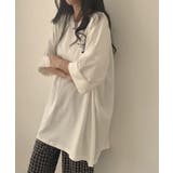 MotivationロゴプリントオーバーサイズTシャツ | NinaetLina | 詳細画像4