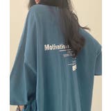 MotivationロゴプリントオーバーサイズTシャツ | NinaetLina | 詳細画像9