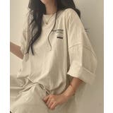 MotivationロゴプリントオーバーサイズTシャツ | NinaetLina | 詳細画像17