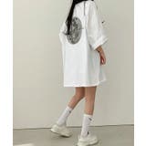 フルムーンプリントオーバーサイズTシャツ | NinaetLina | 詳細画像4