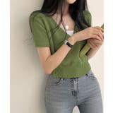 カシュクールトップス レディース 半袖 夏  | NinaetLina | 詳細画像5 