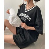 Vネックプリントセットアップ 上下セット セットアップ | NinaetLina | 詳細画像13