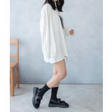 前プリント ビックシルエット ロング Tシャツ | NinaetLina | 詳細画像10