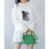 前プリント ビックシルエット ロング Tシャツ | NinaetLina | 詳細画像7