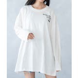 バックプリント ビックシルエット ロング Tシャツ | NinaetLina | 詳細画像4 