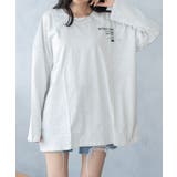 バックプリント ビックシルエット ロング Tシャツ | NinaetLina | 詳細画像13 