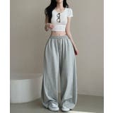 バックプリントスエットパンツ | NinaetLina | 詳細画像3 