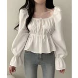 フリルディテール フェミニンブラウス | NinaetLina | 詳細画像3