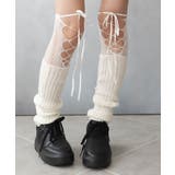 ホワイト | レース切り替え ソックス | NinaetLina