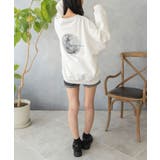 フルムーンバックプリントスエット | NinaetLina | 詳細画像11