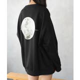 フルムーンバックプリントスエット | NinaetLina | 詳細画像1